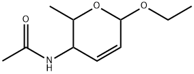 N-(6-Ethoxy-3,6-dihydro-2-methyl-2H-pyran-3-yl)acetamide Struktur