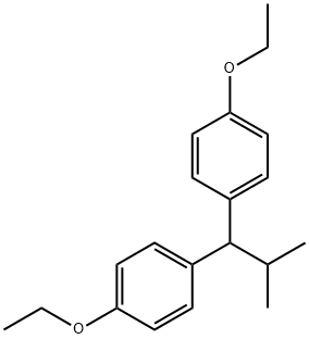 1,1'-(2-Methylpropylidene)bis(4-ethoxybenzene) Struktur