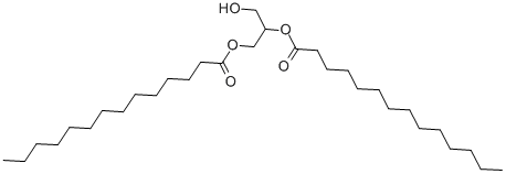 1,2-DIMYRISTOYL-RAC-GLYCEROL Structure