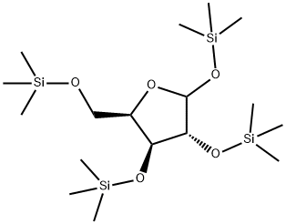 1-O,2-O,3-O,5-O-Tetrakis(trimethylsilyl)-D-xylofuranose Struktur