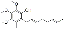 2-(3,7-dimethylocta-2,6-dienyl)-5,6-dimethoxy-3-methyl-benzene-1,4-diol Struktur