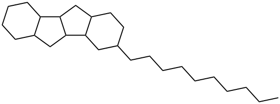 3-Decylhexadecahydroindeno[2,1-a]indene Struktur