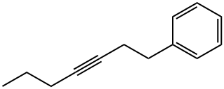 3-Heptynylbenzene Struktur