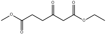 3-OXO-HEXANEDIOIC ACID 1-ETHYL ESTER 6-METHYL ESTER Struktur