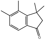 2,3-Dihydro-3,3,4,5-tetramethyl-1H-inden-1-one Struktur