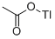 THALLIUM(I) ACETATE Struktur