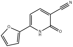 3-Cyano-6-(2-furanyl)-2-hydroxypyridine Struktur