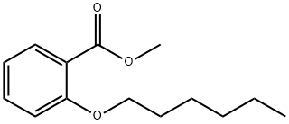 2-HEXYLOXY-BENZOIC ACID METHYL ESTER Struktur