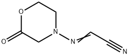 Acetonitrile,  [(2-oxo-4-morpholinyl)imino]-  (9CI) Struktur