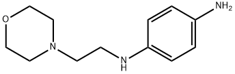 1-N-[2-(morpholin-4-yl)ethyl]benzene-1,4-diamine Struktur