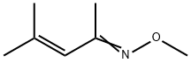 4-Methyl-3-penten-2-one O-methyl oxime Struktur