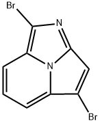2,6-Dibromoimidazo[2,1,5-cd]indolizine Struktur