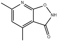 Isoxazolo[5,4-b]pyridin-3(2H)-one, 4,6-dimethyl- (9CI) Struktur