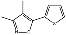 3,4-Dimethyl-5-(2-thienyl)isoxazole Struktur