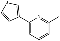 2-Methyl-6-(3-thienyl)pyridine Struktur