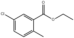 5-CHLORO-2-METHYLBENZOIC ACID ETHYL ESTER Struktur