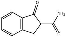 1H-Indene-2-carboxamide,  2,3-dihydro-1-oxo- Struktur