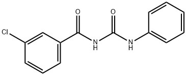 3-Chloro-N-[(phenylamino)carbonyl]benzamide Struktur