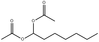 heptylidene diacetate Struktur