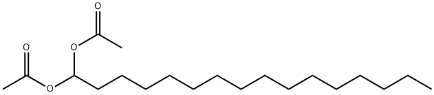 1-(Acetyloxy)hexadecyl acetate Struktur