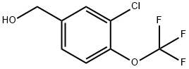 3-CHLORO-4-(TRIFLUOROMETHOXY)BENZYL ALCOHOL Struktur