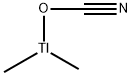 Cyanatodimethylthallium(III) Struktur