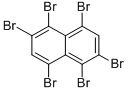 hexabromonaphthalene Struktur