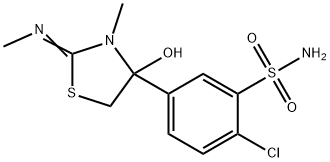 Tizolemide Struktur