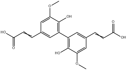 5,5-DIFERULICACID Struktur