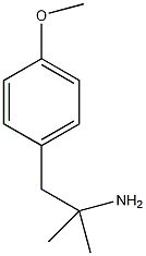 1-(4-methoxyphenyl)-2-methylpropan-2-amine Struktur