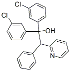 1,1-Di(3-chlorophenyl)-2-phenyl-2-(2-pyridyl)ethanol Struktur