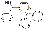 1,2,2-Triphenyl-1-(4-pyridyl)methanol Struktur