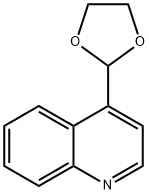 Quinoline, 4-(1,3-dioxolan-2-yl)- (9CI) Struktur