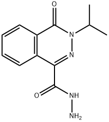 1-Phthalazinecarboxylicacid,3,4-dihydro-3-(1-methylethyl)-4-oxo-,hydrazide(9CI) Struktur