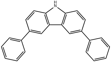 3,6-二苯基-9H-咔唑 結(jié)構(gòu)式