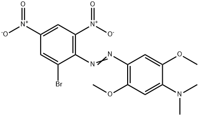 4-[(2,4-Dinitro-6-bromophenyl)azo]-2,5-dimethoxy-N,N-dimethylaniline Struktur