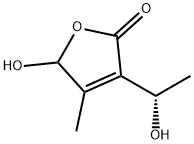 2(5H)-Furanone, 5-hydroxy-3-[(1S)-1-hydroxyethyl]-4-methyl- (9CI) Struktur