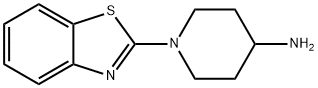 4-Piperidinamine,1-(2-benzothiazolyl)-(9CI) Struktur