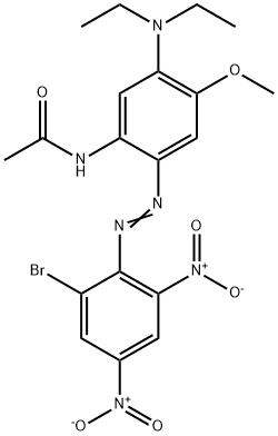 N-[2-[(2-Brom-4,6-dinitrophenyl)azo]-5-(diethylamino)-4-methoxyphenyl]acetamid