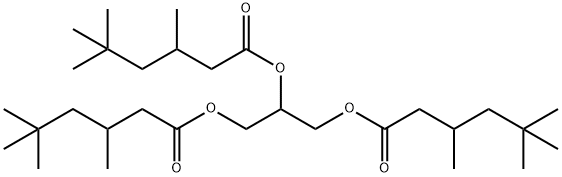 propane-1,2,3-triyl 3,5,5-trimethylhexanoate Struktur