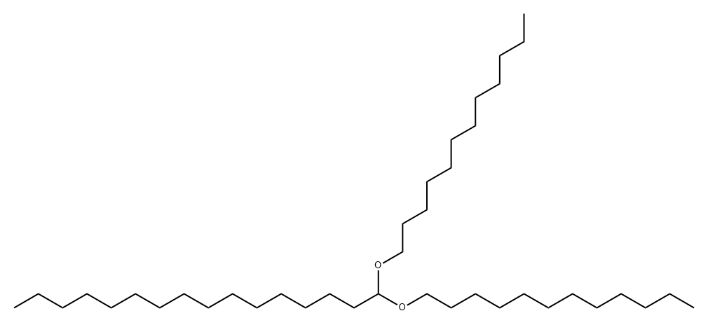 1,1-didodecoxyhexadecane Struktur