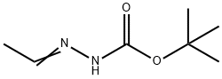 Hydrazinecarboxylic acid, ethylidene-, 1,1-dimethylethyl ester (9CI) Struktur