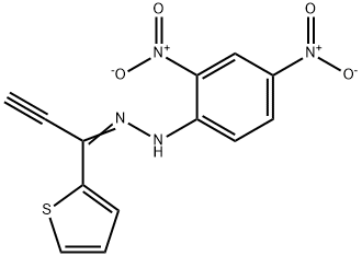 1-(2-Thienyl)-2-propyn-1-one 2,4-dinitrophenyl hydrazone Struktur