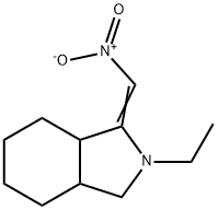 2-ethyloctahydro-1-(nitromethylene)-1H-isoindole Struktur