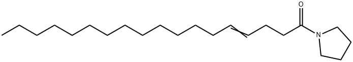 1-(4-Octadecenoyl)pyrrolidine Struktur