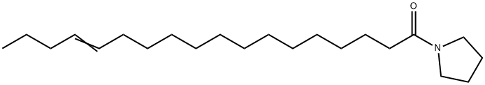 1-(14-Octadecenoyl)pyrrolidine Struktur