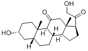 5-B-PREGNANE-3-A-21-DIOL-11-20-DIONE Struktur