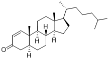 1,(5-ALPHA)-CHOLESTEN-3-ONE Struktur