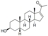 16,(5-BETA)-PREGNEN-3-BETA-OL-20-ONE Struktur