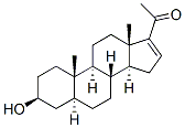 16-Allopregnen-3beta-ol-20-one Struktur